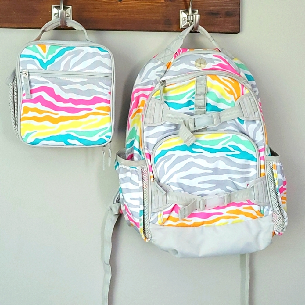 Pottery Barn Kids backpack and lunch box